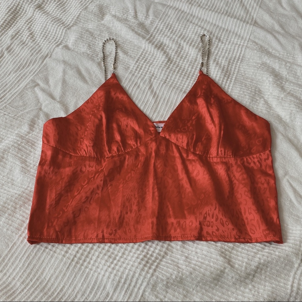 Superdown Clementine Embossed Top